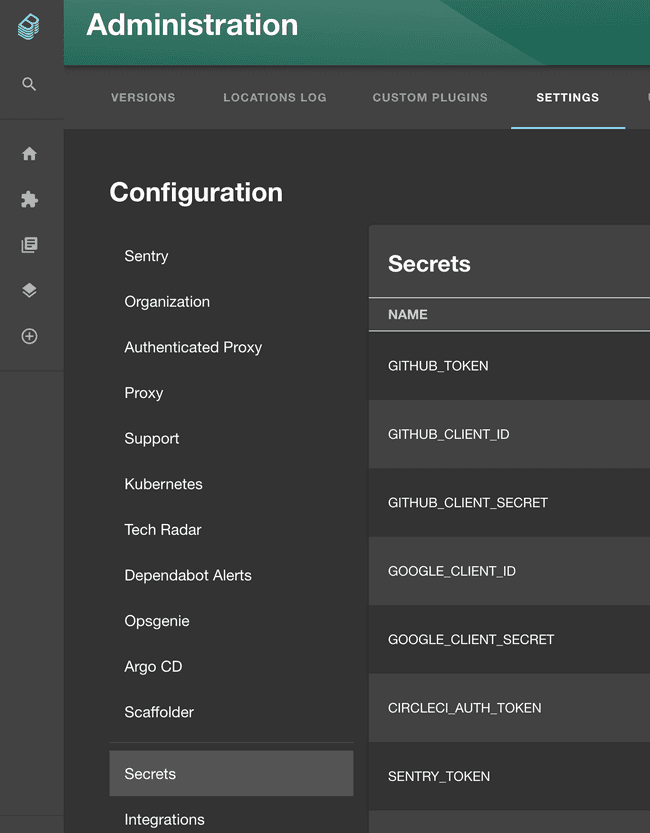 Add BUILDKITE_TOKEN to Secrets in Settings Page